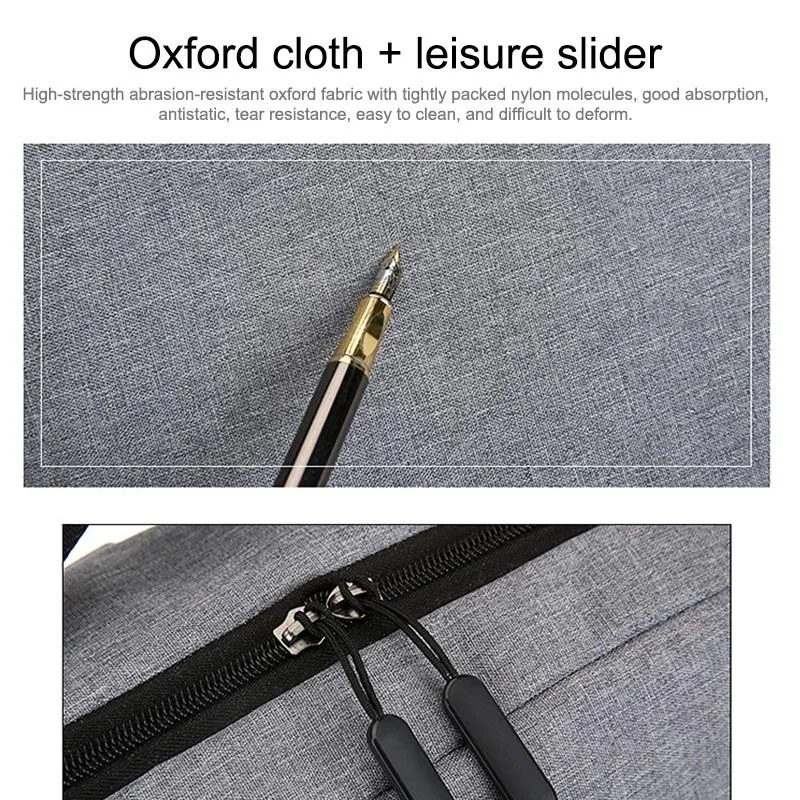 15.6 Laptop Backpack with Usb Charging - Waterproof Oxford Cloth Large Capacity