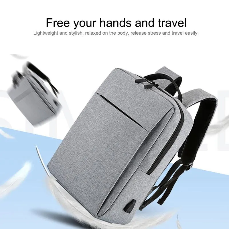 15.6 Laptop Backpack with Usb Charging - Waterproof Oxford Cloth Large Capacity