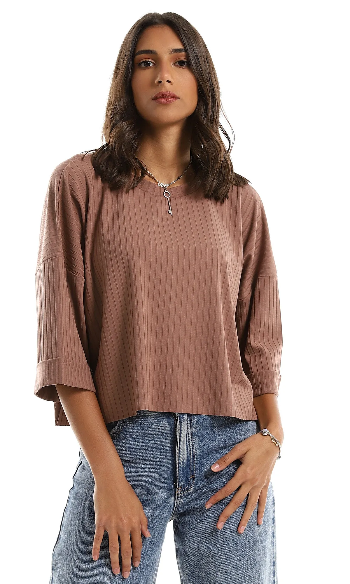 97587 Ribbed Style Loose Round Coffee Top