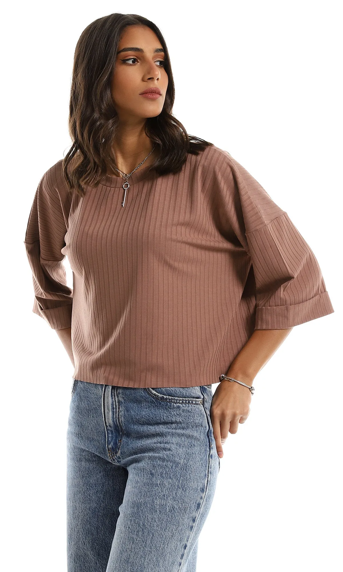 97587 Ribbed Style Loose Round Coffee Top
