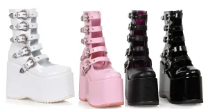 Ash-500 Chunky Platform Gothic Boots