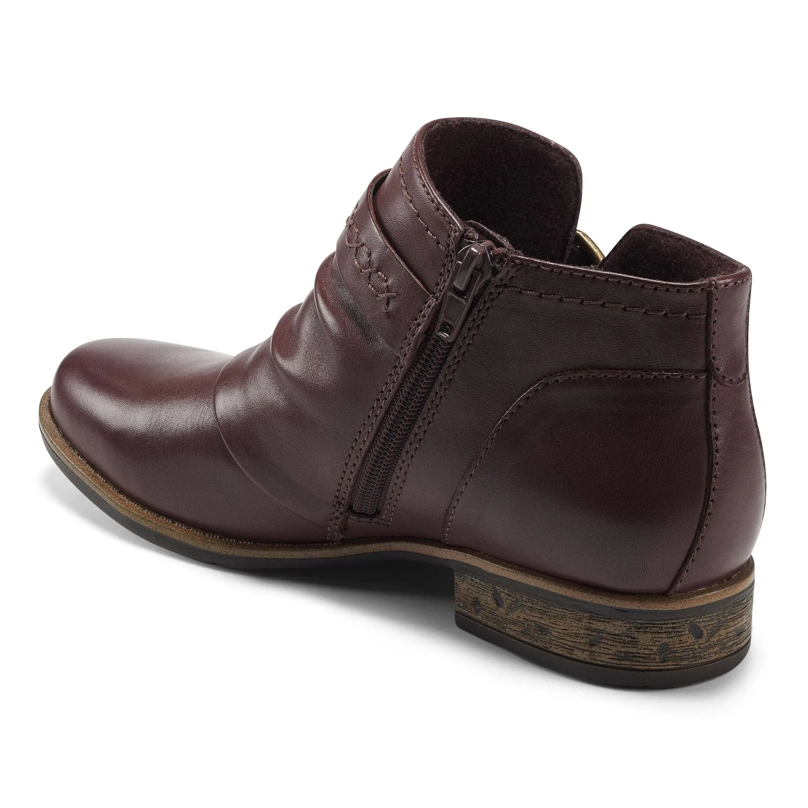 Earth Women's Abby Buckeye Low Boots- Raisin