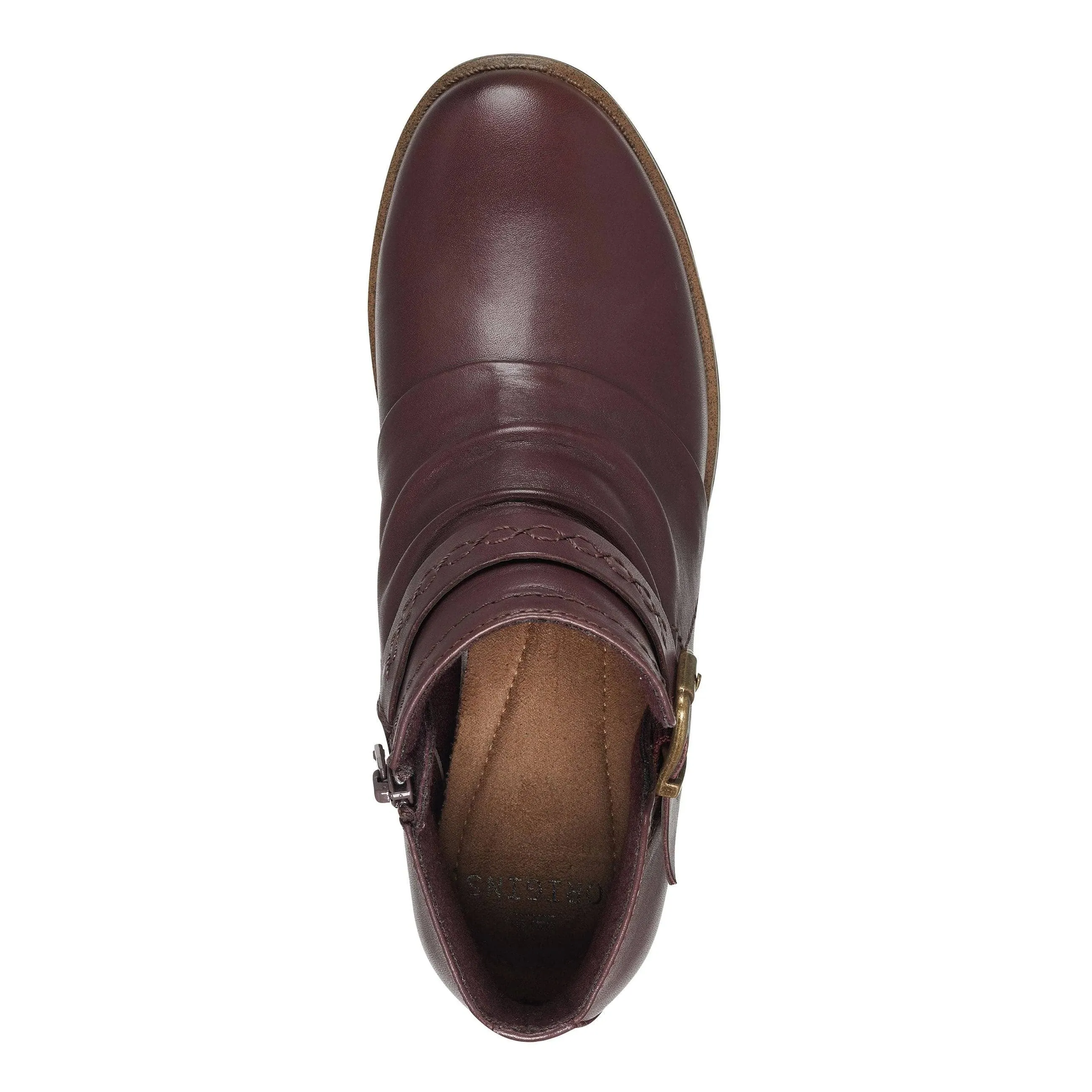 Earth Women's Abby Buckeye Low Boots- Raisin
