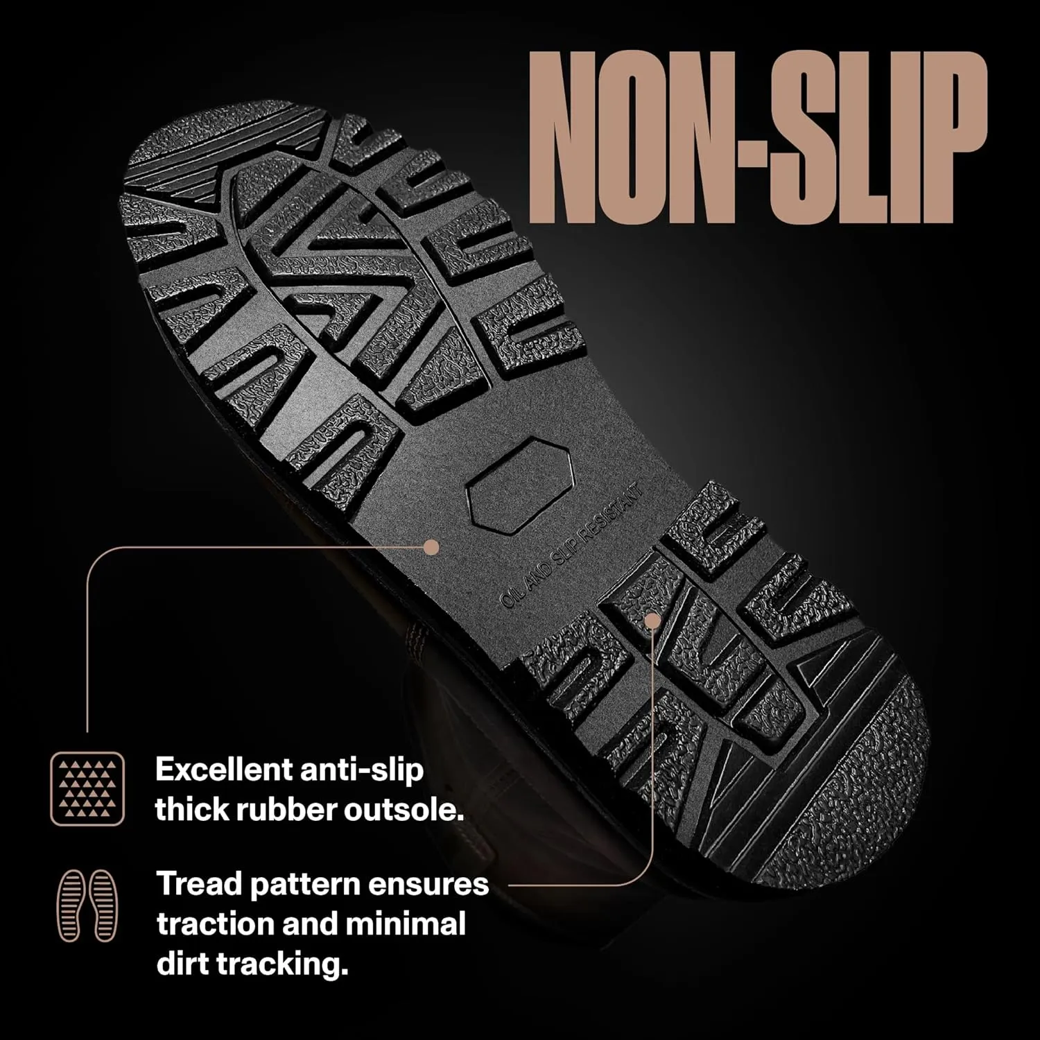 EVER BOOTS Wellington Waterproof Steel Toe Boots