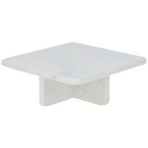 Fiora White Marble Footed Board | 25 x 10cm