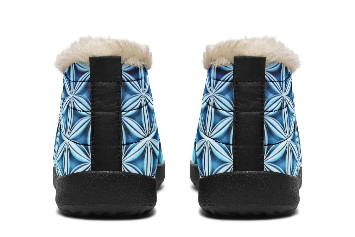 Flower Life Igloo Blue Winter Slippers