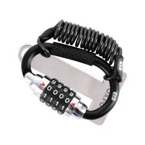 Helmet and Clothing Lock Oxford Lidlock, Black