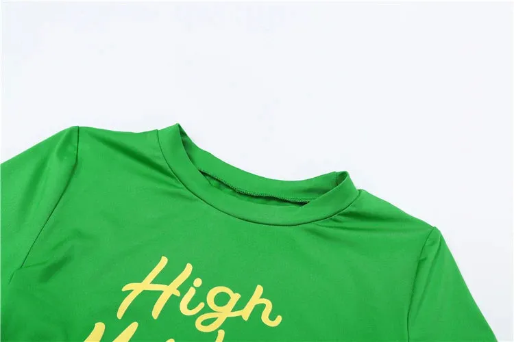High Maintenance Green Two Piece Set