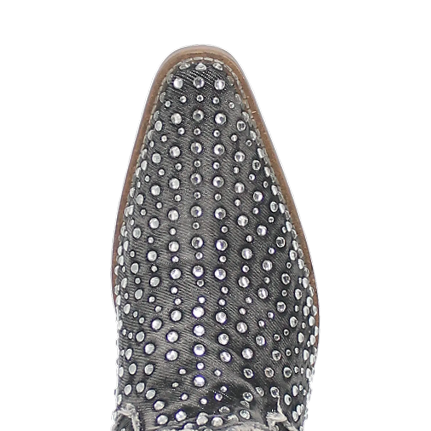 Honkytonk Honey Black Denim & Rhinestone Boot (DS)