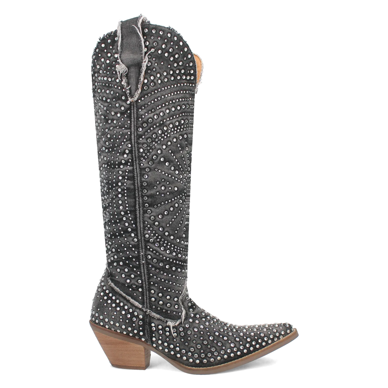 Honkytonk Honey Black Denim & Rhinestone Boot (DS)