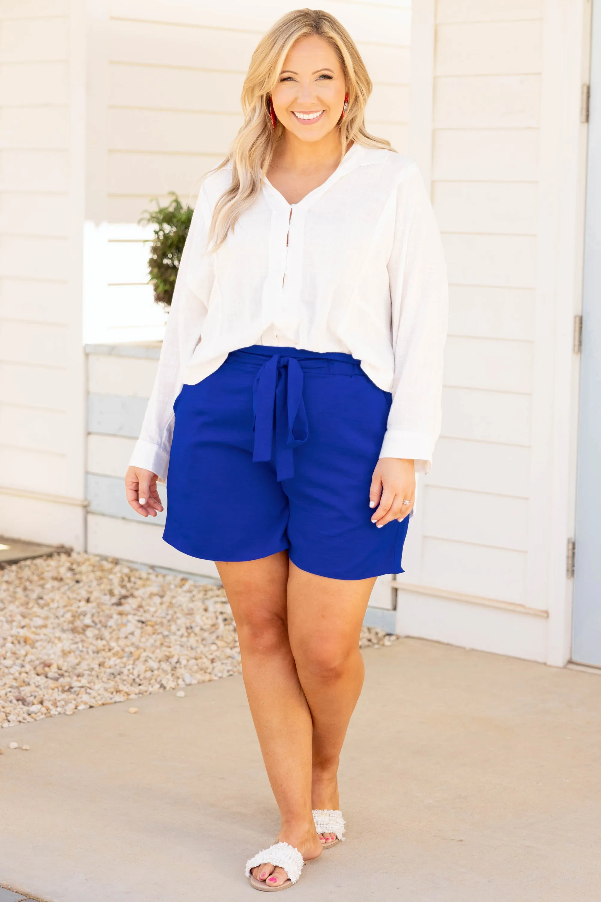 Letting Go Shorts, Blue