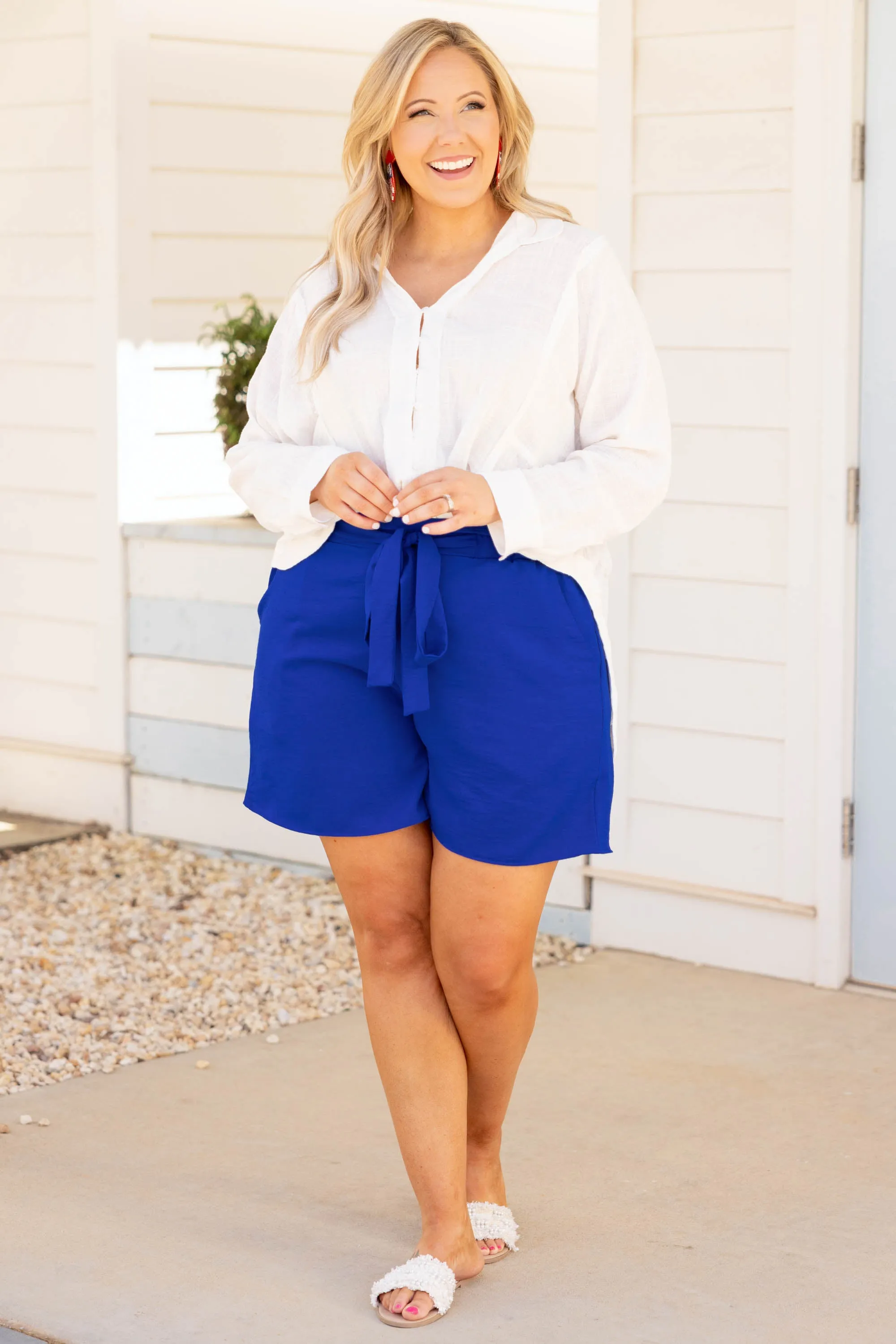 Letting Go Shorts, Blue