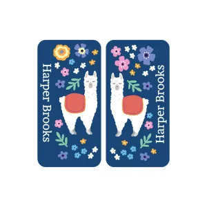 Llama Shoe Labels