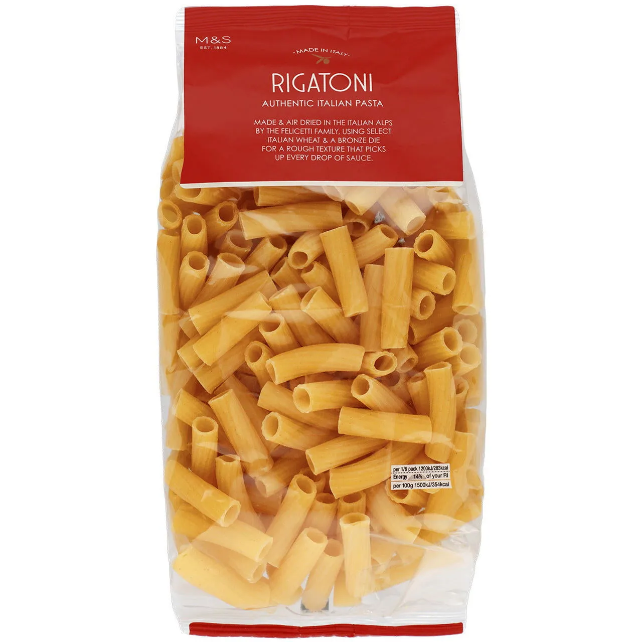 M&S Food Rigatoni Pasta 500g