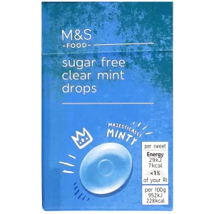 M&S Food Sugar Free Strawberry & Cream Drops 42g