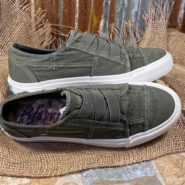 Marley Washed Canvas Slip On Sneaker