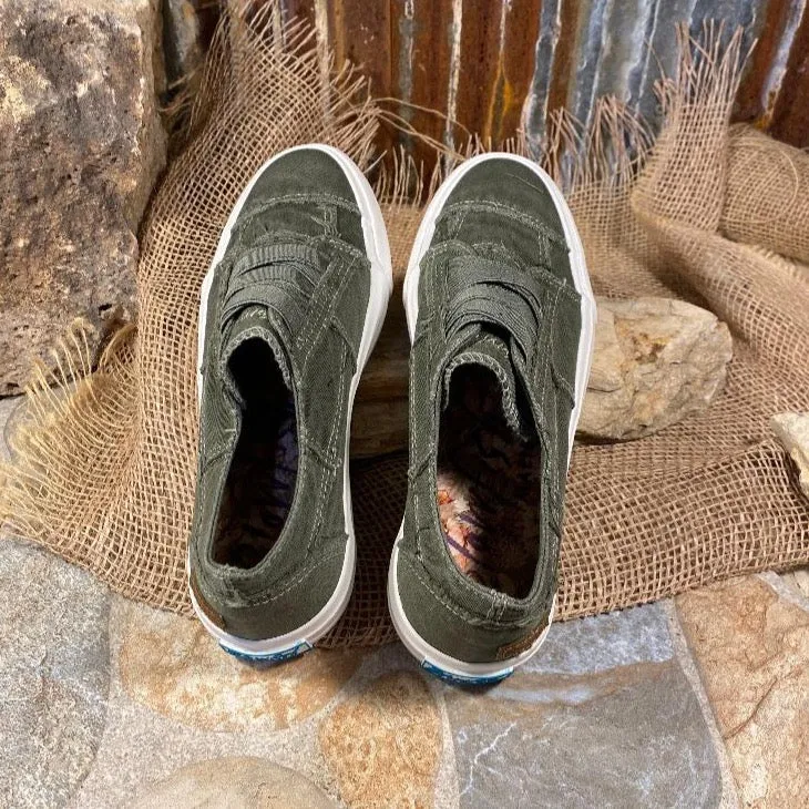 Marley Washed Canvas Slip On Sneaker