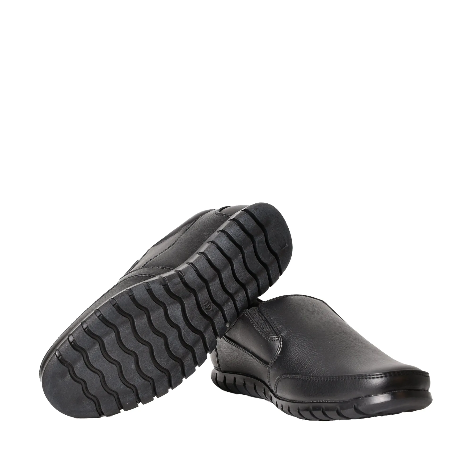 Mens Black Slip-On Formal Shoes