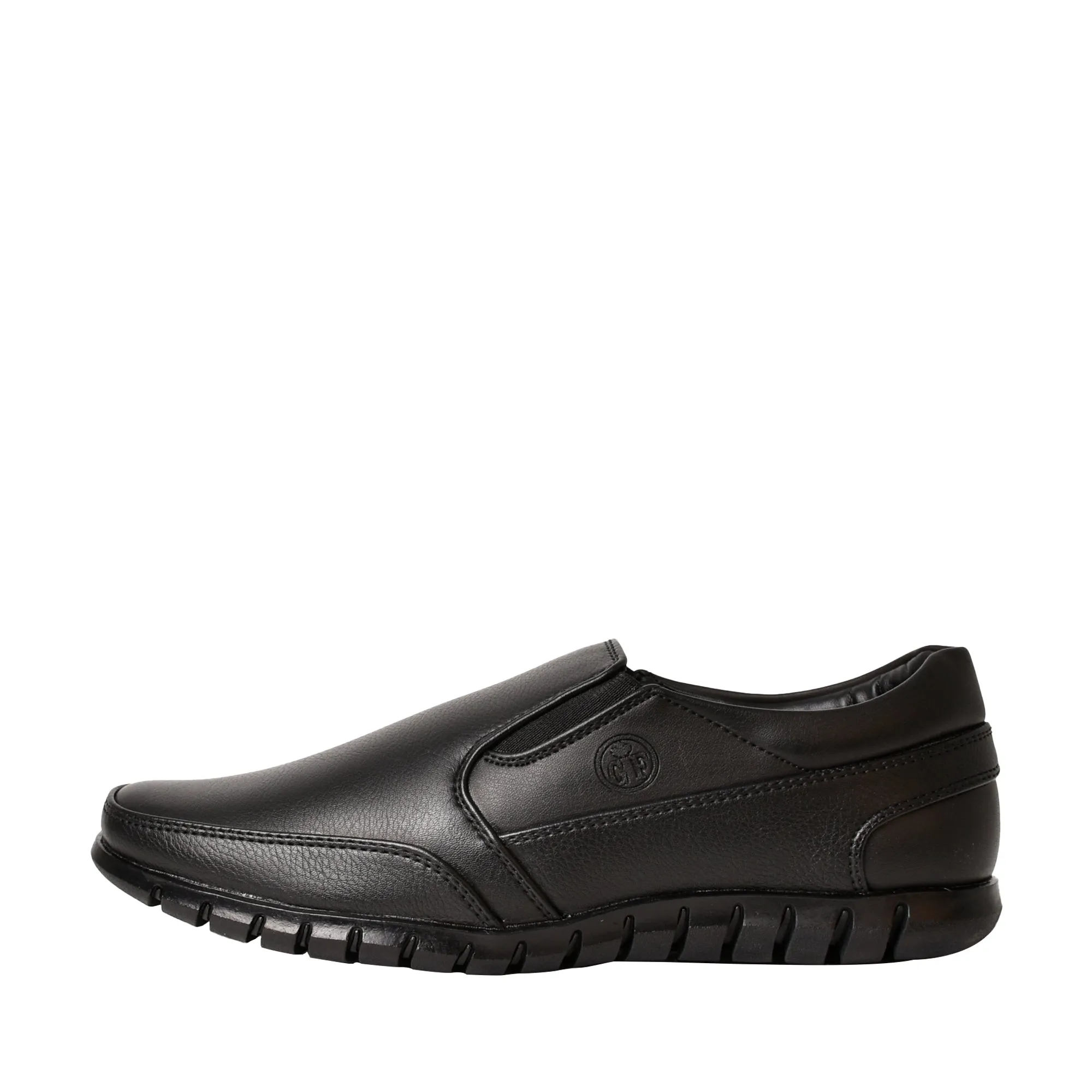 Mens Black Slip-On Formal Shoes