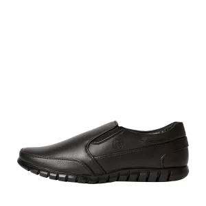 Mens Black Slip-On Formal Shoes