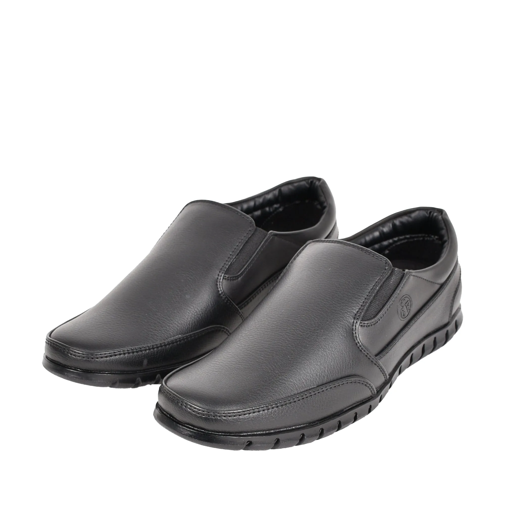 Mens Black Slip-On Formal Shoes
