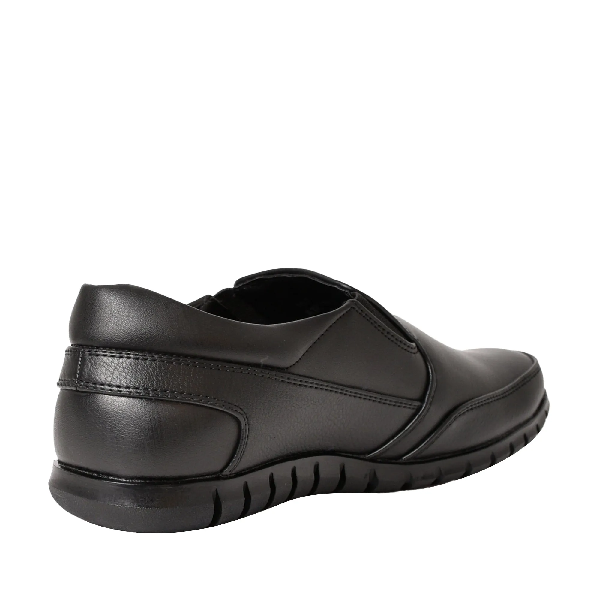 Mens Black Slip-On Formal Shoes
