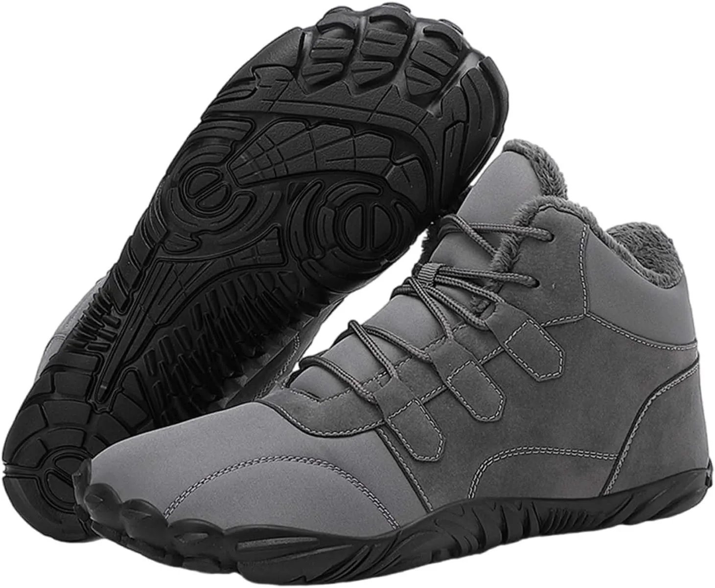 Men's Work Boots Wide Width Hiking Sneakers Shoes Warm Women Working Shoes Nonslip Winter Outdoor Botas Waterproof Non Slip Hike Grounded Footwear