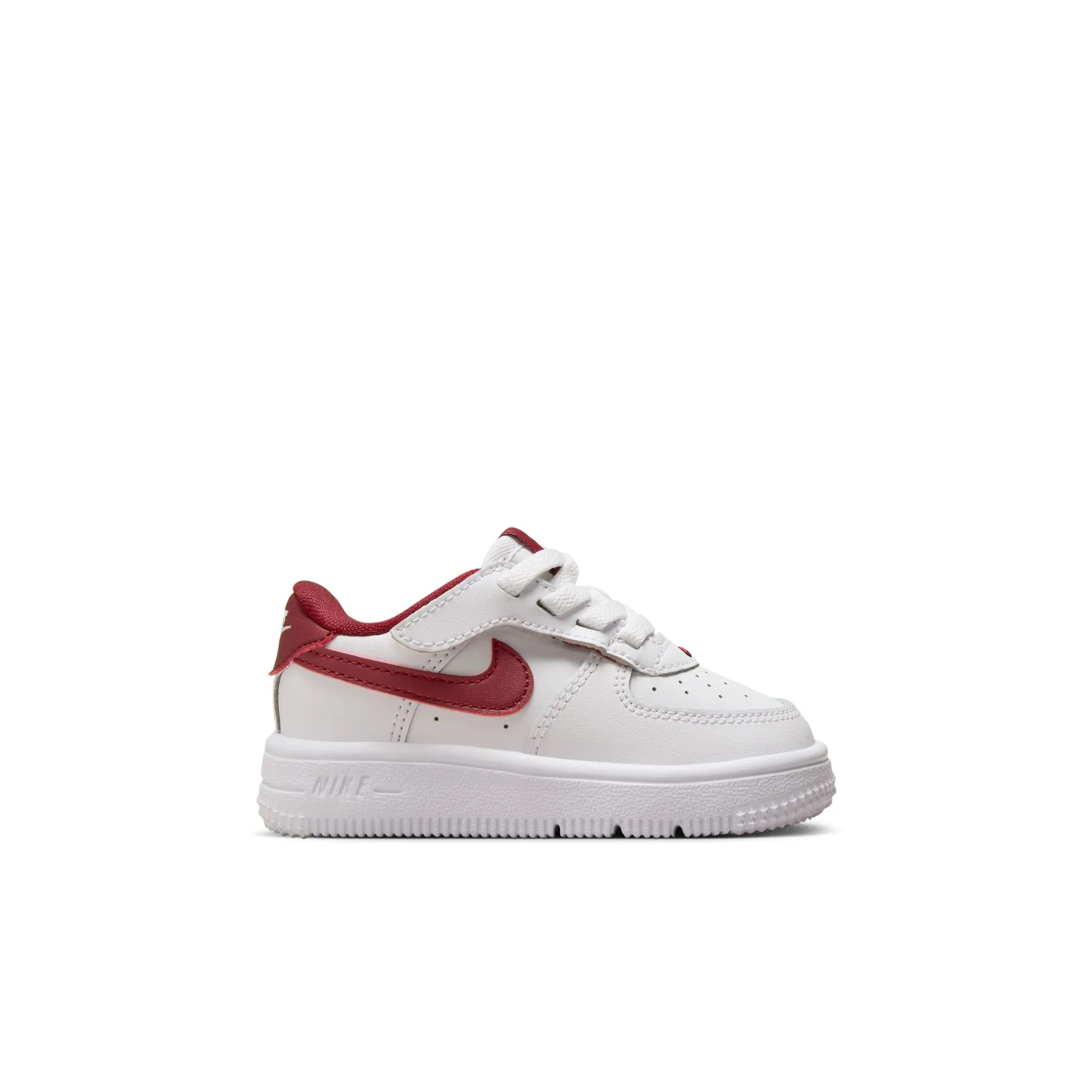 Nike - Boy - TD Force 1 Low EasyOn - White/Team Red