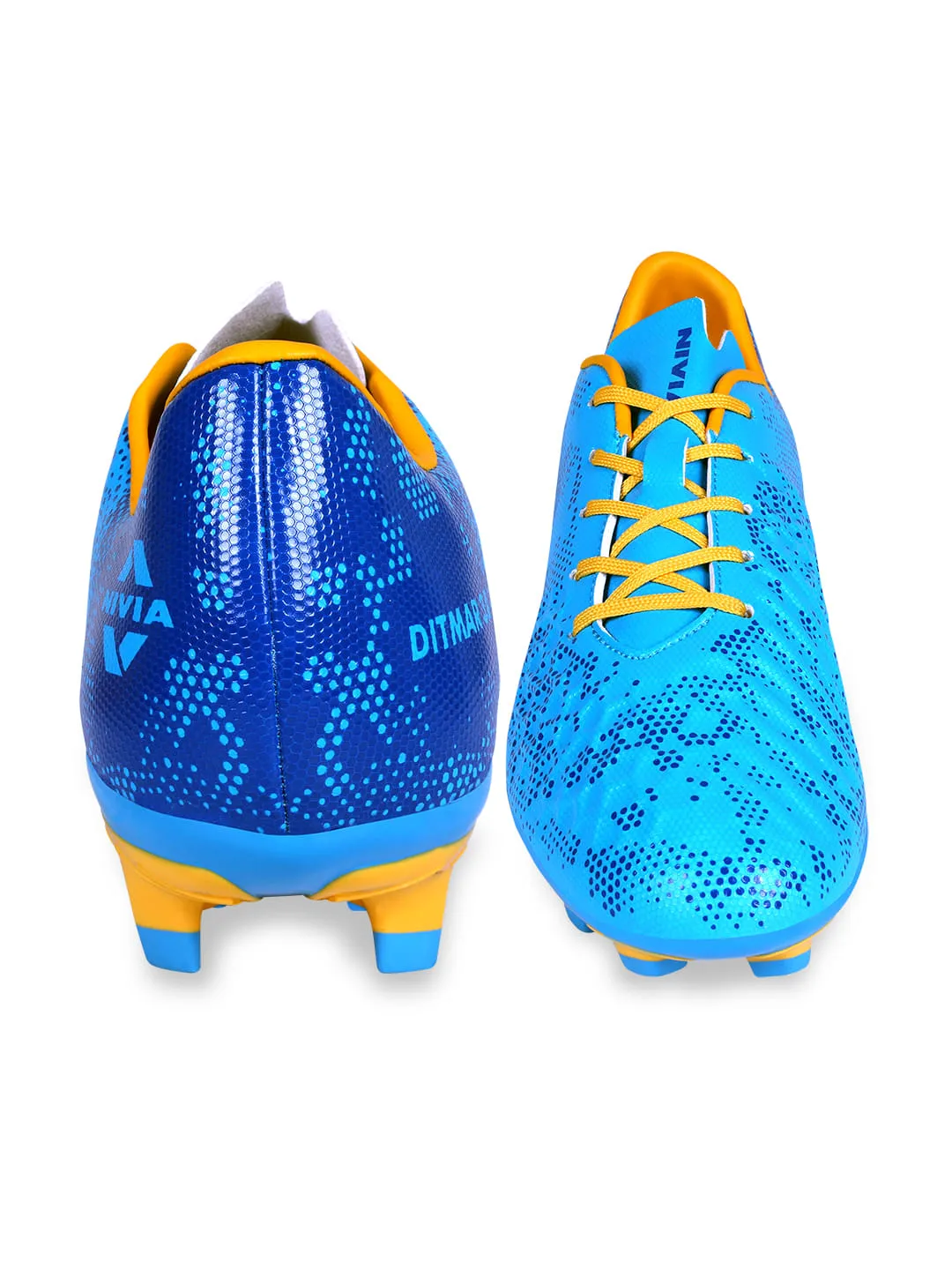 NIVIA Ditmar 3.0 Football Shoes for Men (Cyan Blue)