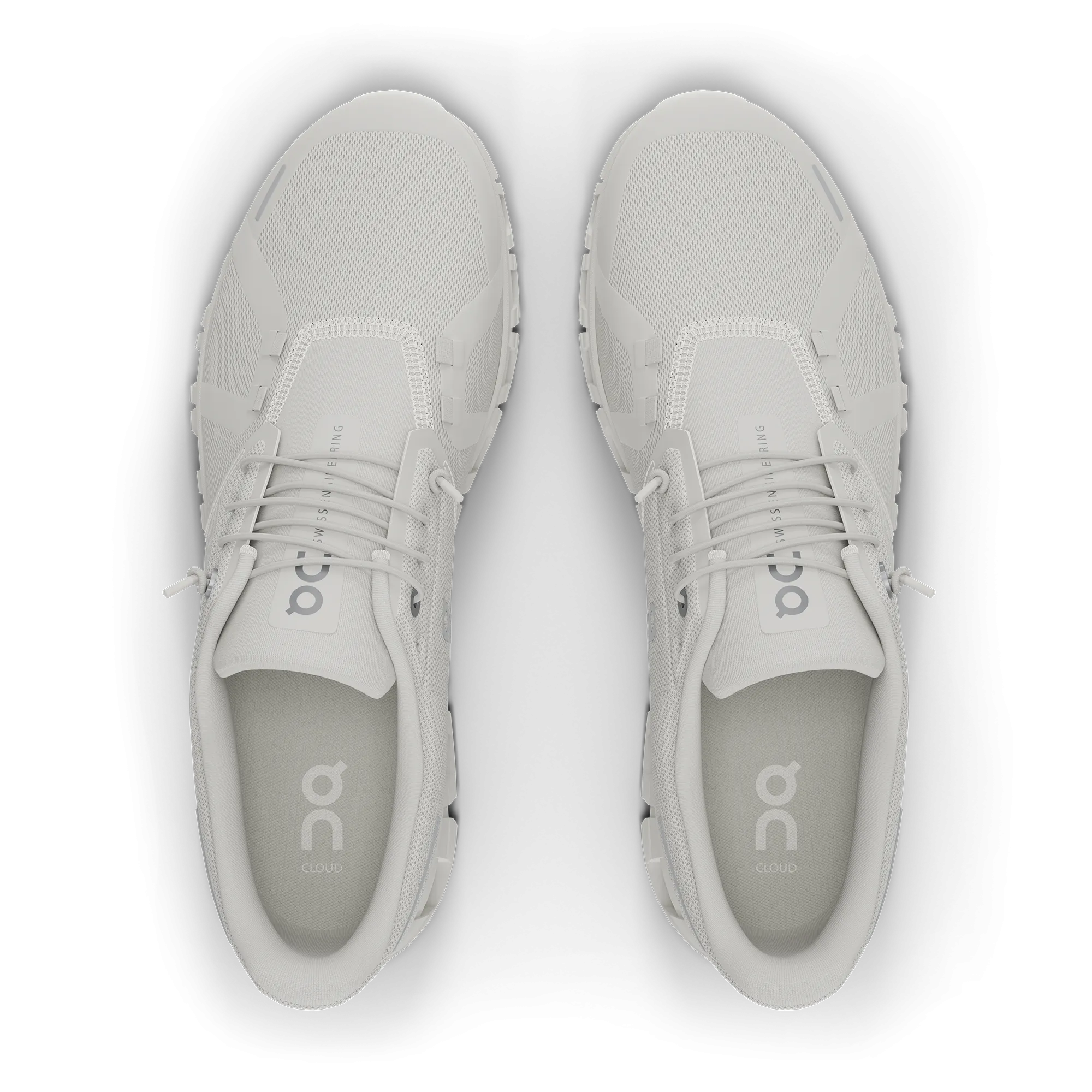 On Women's Cloud 6 Shoes - White / White
