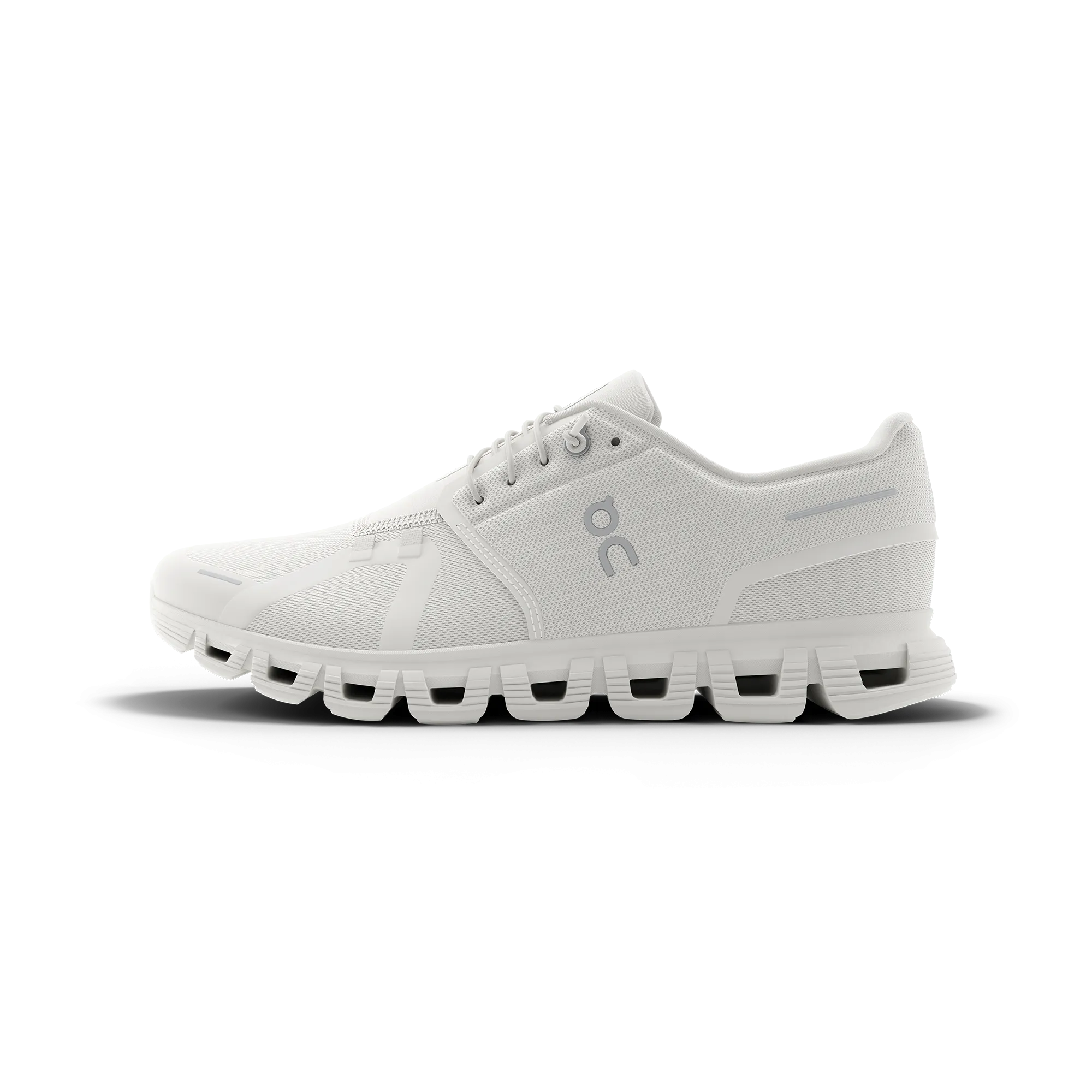On Women's Cloud 6 Shoes - White / White