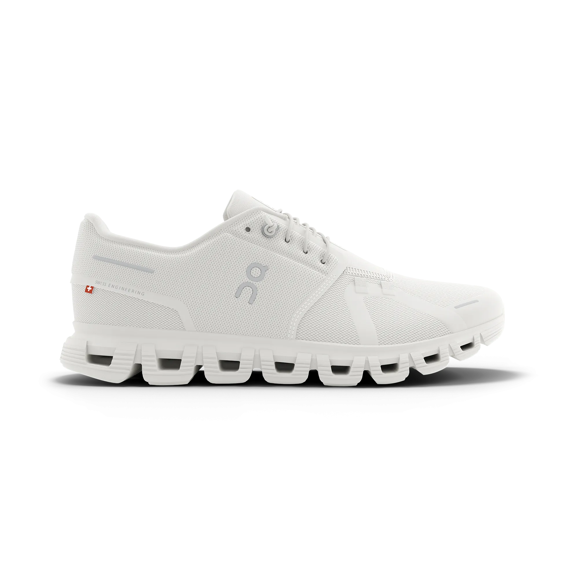 On Women's Cloud 6 Shoes - White / White