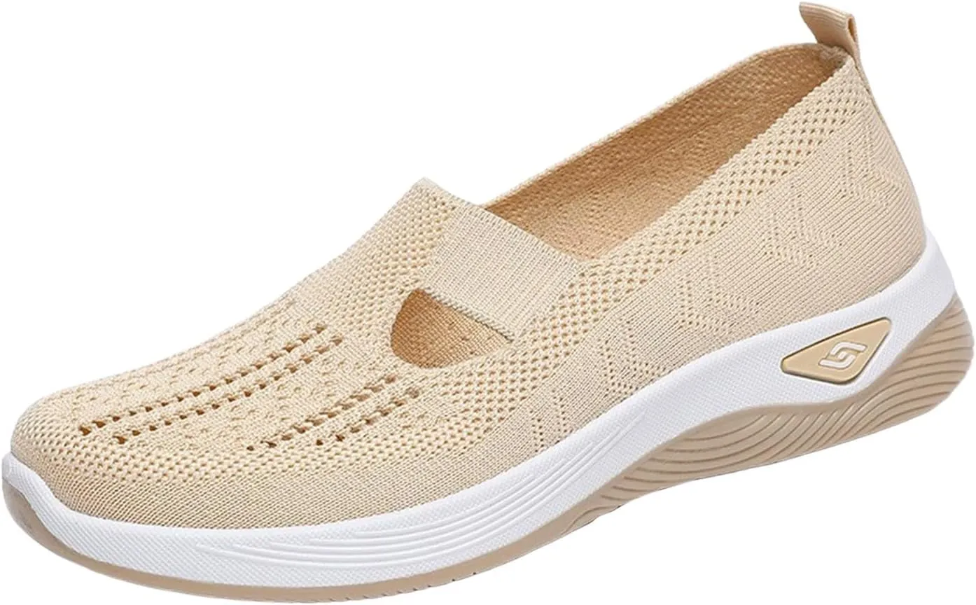 Orthopedic Shoes for Women Sandals 2025 Summer Walking Shoes Breathable Comfortable Soft Orthotic Slip-On Indoor Outdoor Casual Shoe