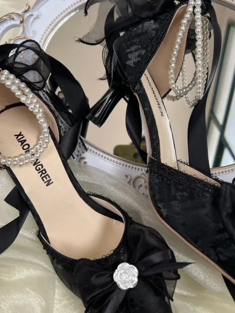 Pumps Women Shoes High Heels Loafers Slip on Luxury Mules Elegant Designer Shoes Slip on Pointed Toe Fashion Ladies Oxford Style