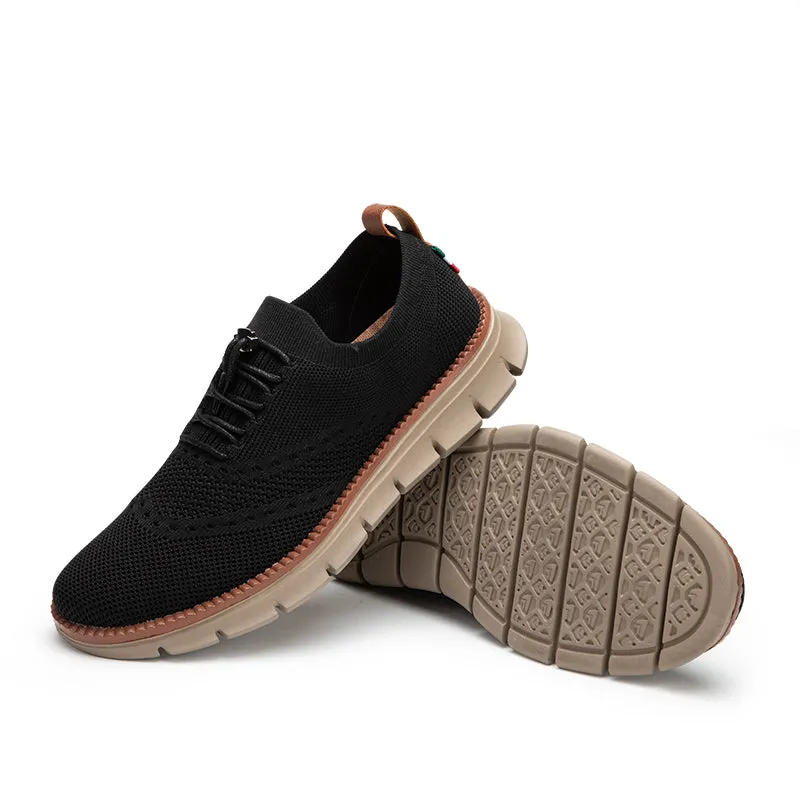 QEVV X9X No-Tie Oxford Shoes