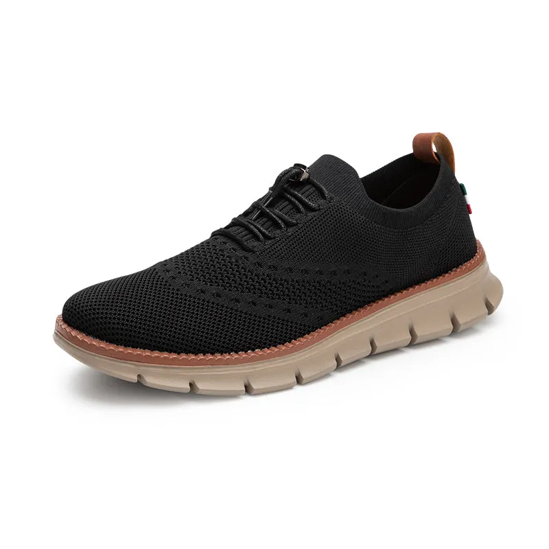 QEVV X9X No-Tie Oxford Shoes