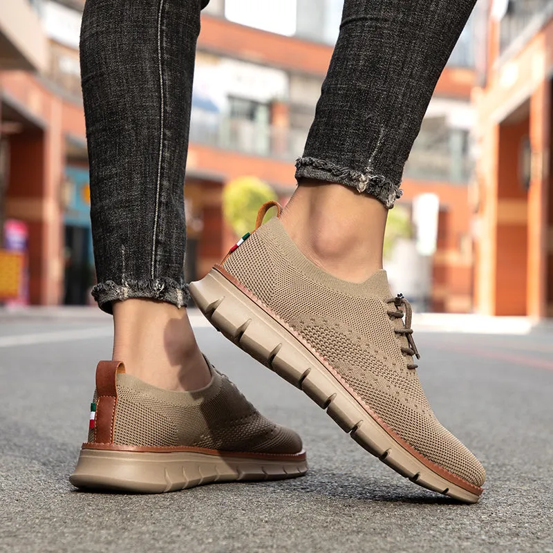 QEVV X9X No-Tie Oxford Shoes