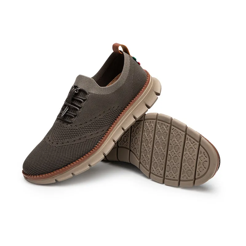 QEVV X9X No-Tie Oxford Shoes