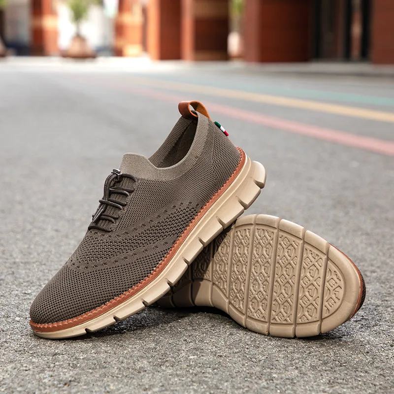 QEVV X9X No-Tie Oxford Shoes