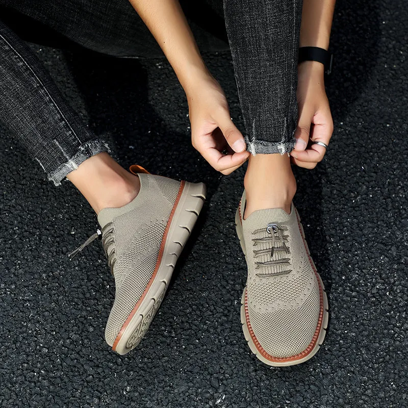 QEVV X9X No-Tie Oxford Shoes