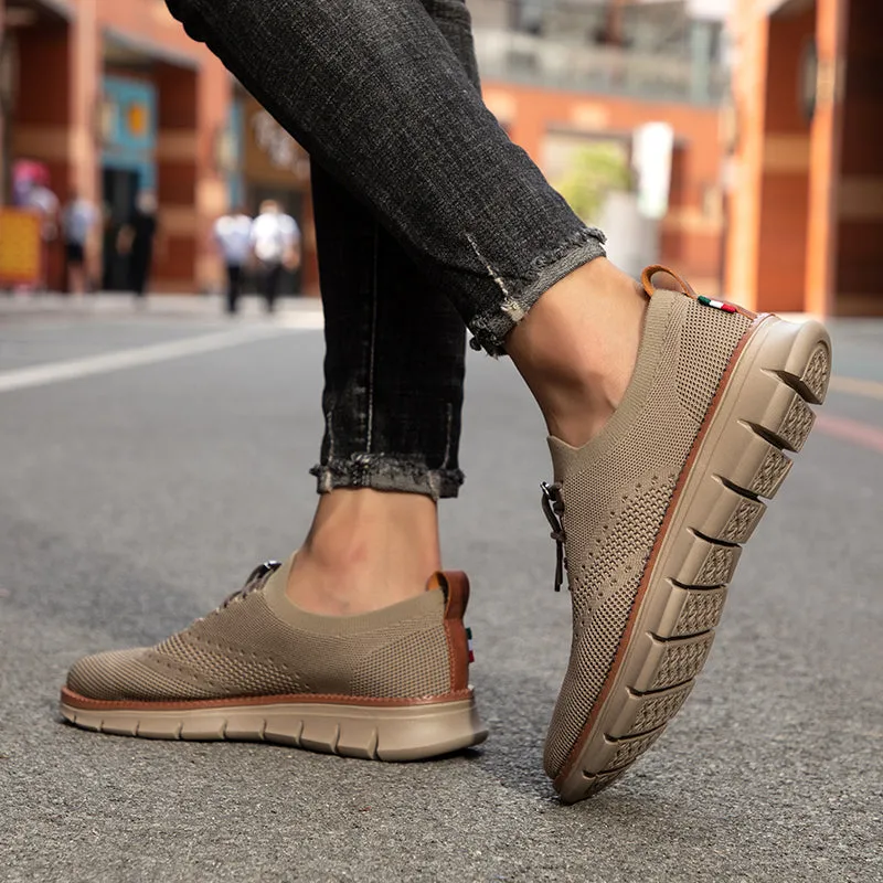QEVV X9X No-Tie Oxford Shoes