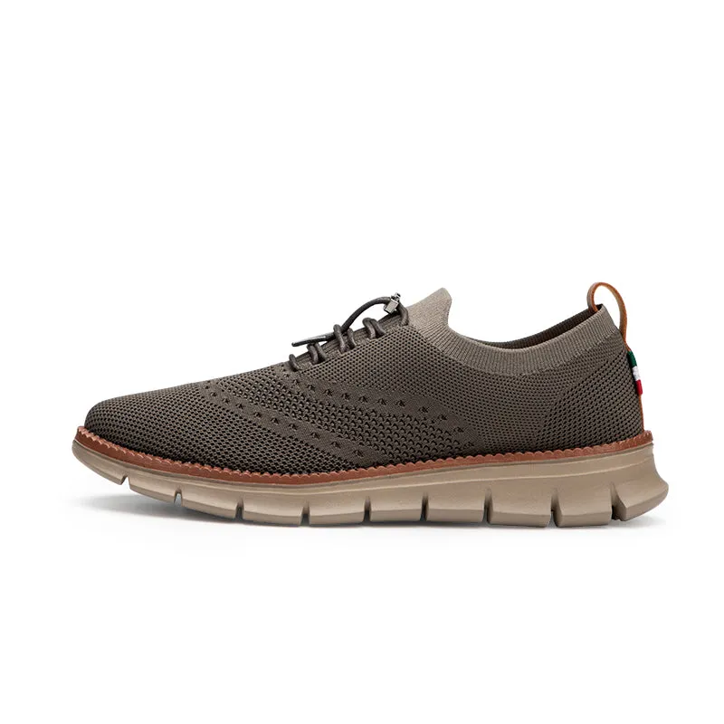 QEVV X9X No-Tie Oxford Shoes