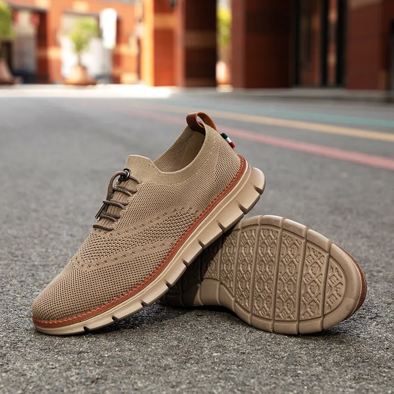 QEVV X9X No-Tie Oxford Shoes