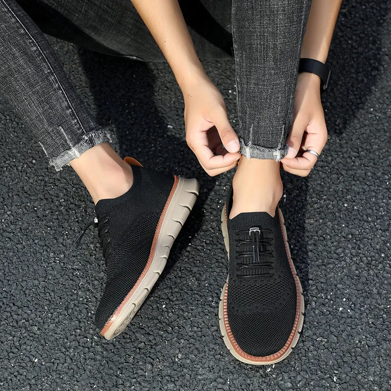 QEVV X9X No-Tie Oxford Shoes