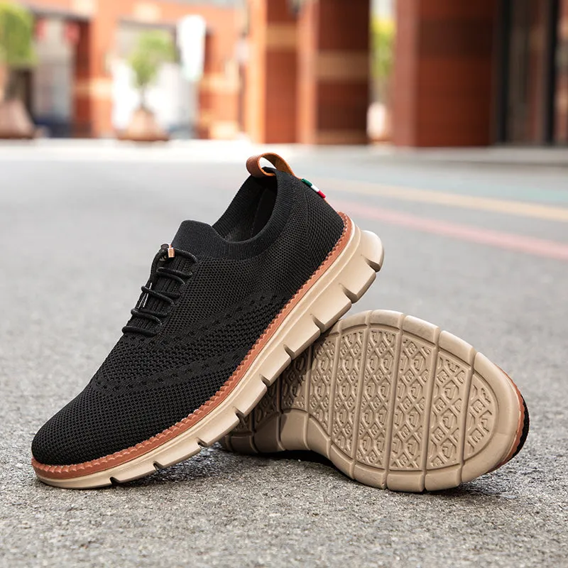 QEVV X9X No-Tie Oxford Shoes