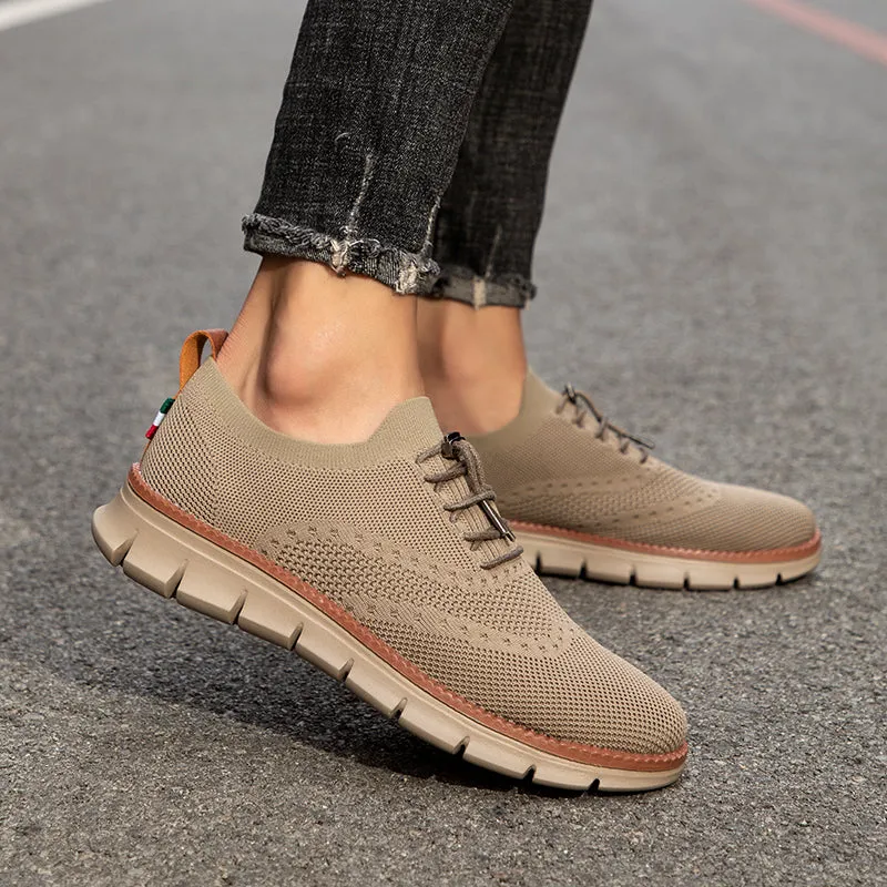 QEVV X9X No-Tie Oxford Shoes