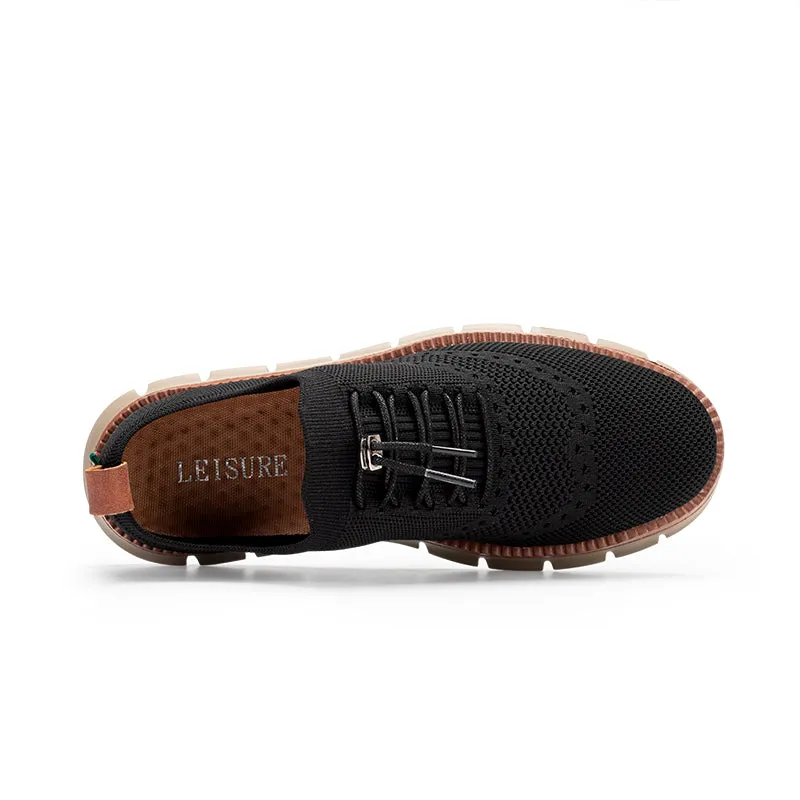 QEVV X9X No-Tie Oxford Shoes