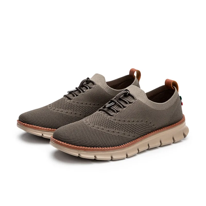 QEVV X9X No-Tie Oxford Shoes