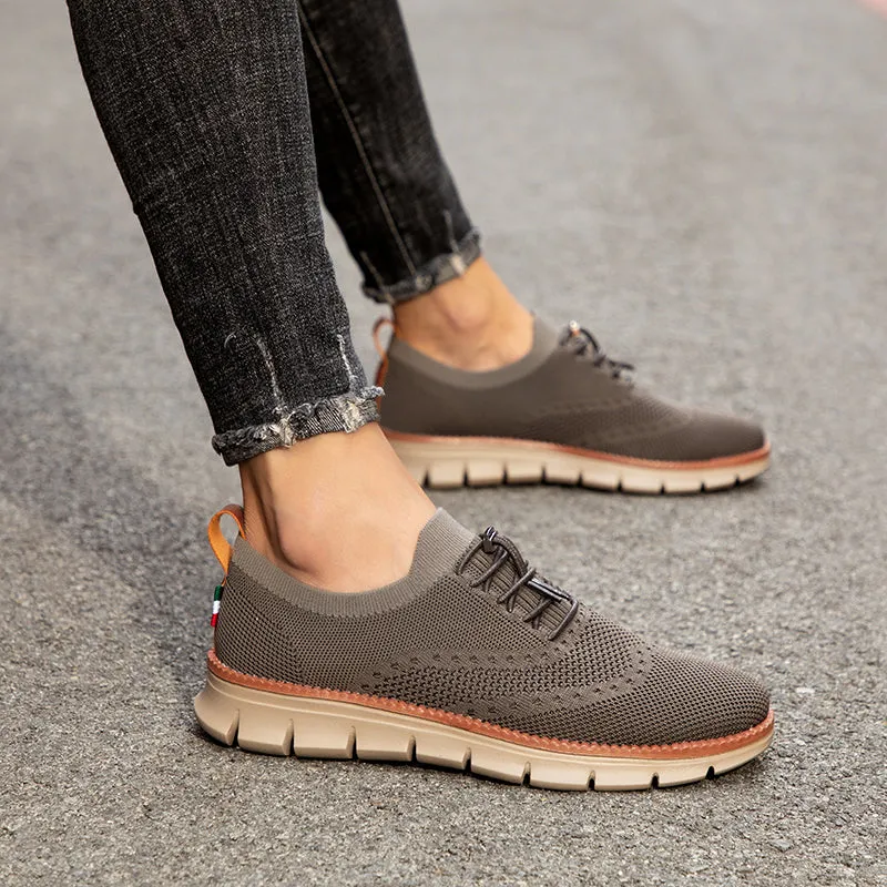 QEVV X9X No-Tie Oxford Shoes