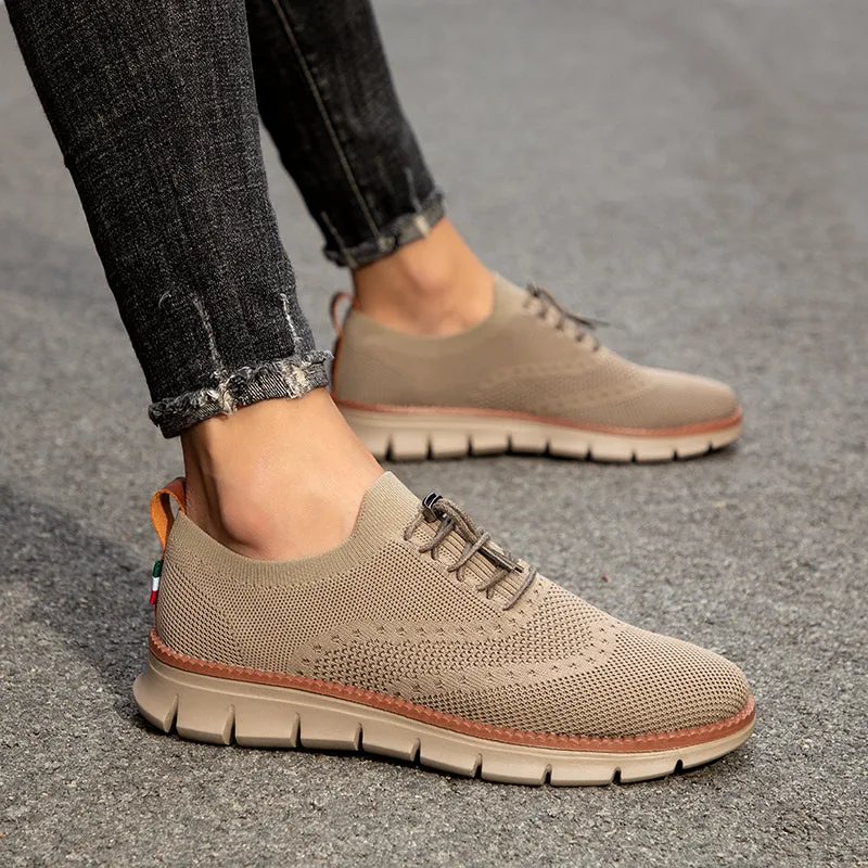 QEVV X9X No-Tie Oxford Shoes